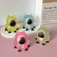 Jouet Squishy Capybara Transparent Pailleté, Jouet Animal Rempli de Paillettes Colorées, Jouet Anti-Stress en TPR pour Enfants, Cadeau
