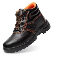 Chaussures de sécurité pour hommes en acier super résistant avec protection anti-écrasement et anti-perforation, doublure en maille, semelle en PU