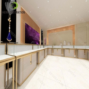 Le coffret professionnel de vitrine de mur de bijoux pour la salle d'exposition de bijoux conçoit les meubles faits sur commande - Product Image 3