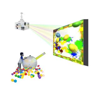 Juego interactivo <span class=keywords><strong>de</strong></span> arte <span class=keywords><strong>de</strong></span> pared para patio interior para niños con detección <span class=keywords><strong>de</strong></span> movimiento Beach Kingdom Treasure Hunt Ball Pool Centros comerciales - Product Image 2