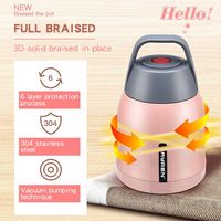 Nouvelle boîte à lunch isotherme en acier inoxydable pour enfants, pot à soupe, récipient chauffe-plats pour aliments chauds