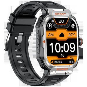 Montre connectée 2 en 1 avec écouteurs TWS, écran HD de 2,01 pouces, paiement NFC, moniteur de fréquence cardiaque, montre de sport - Product Image 5