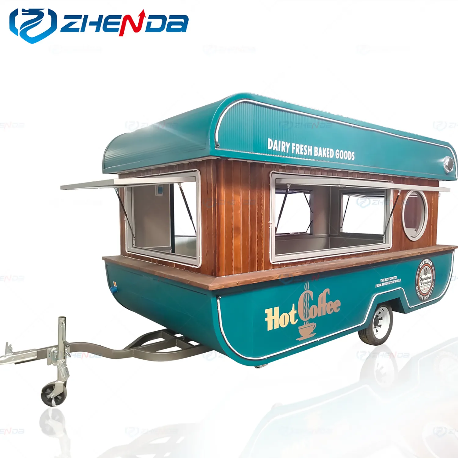 Outdoor Mobile Dining Cart Food Trailer Kunden spezifische Größe und Form Street Convenience Lebensmittel verarbeitung LKW Kaffee Cold Drink Bus