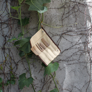 Portable Wooden <b>Camping</b> Utensil <b>Set</b> With Spatula Spoon Fork Cheese Knife For Outdoor Use - Product Image 2