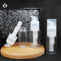 Bouteille cylindrique personnalisée en PET avec pompe à vis pour emballage de liquides cosmétiques et de soins de la peau, sérigraphiée, Hebei YM