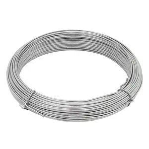 Precio de fábrica 1,6mm Alambre de acero galvanizado de alta calidad para perchas Alambre de acero galvanizado OEM 2mm