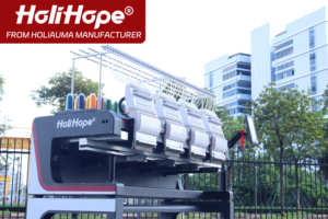 원격 제어 시스템에 의해 사용되는 Holiauma Holihope 공장 <span class=keywords><strong>4</strong></span> 헤드 모노그램 기계 자수 SWF 자수 기계를 능가 - Product Image 3