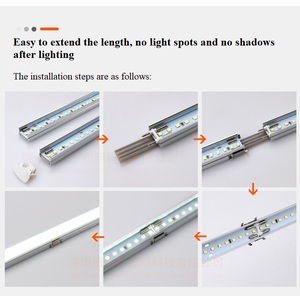 एम्बेडेड प्रदर्शन कैबिनेट फ्रीजर अलमारियों एलईडी ट्रैक प्रकाश एलईडी में निर्मित प्रकाश प्रबुद्ध शेल्फ एल्यूमीनियम प्रोफ़ाइल का नेतृत्व किया - Product Image 6