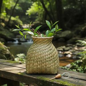 Cesta de Pesca de Bambú Tejida a Mano, Ecológica, Cesta de Almacenamiento Natural, Equipo de Pesca para Exteriores, Proveedor de Vietnam - Product Image 3