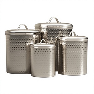 Customized Size Iron Canister Superior Quality Handmade Eco-Friendly Kitchen Container Classic Stylish Wholesale - Product Image 1