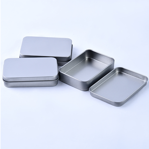 brushed metal boxes