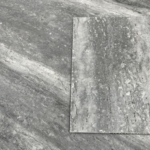 MCM Ligne en forme de X de style moderne imprimée en 3D pierre douce <span class=keywords><strong>gris</strong></span> clair nouveau design décoration murale en pierre flexible pour hôtels vente en gros - Product Image 2