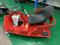 Hauck lightning - Pedal Go Kart pour enfants de 4 à 8 ans Kit complet essieu 1m jante arrière Drift Kart