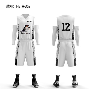 Maillot de basket-ball personnalisé de haute qualité et pas cher, ensemble de maillot de basket-ball au design classique, ensemble de maillot de basket-ball pratique, veste de sport - Product Image 5