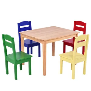 Eco Safe Children Montessori School Kindergarten Home Event Study Furniture Kid Table And Chair Set Child Table Chair For Kid