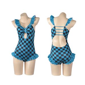 Costume d'anime <span class=keywords><strong>Demon</strong></span> <span class=keywords><strong>Slayer</strong></span> Kimetsu No Yaiba Kamado Tanjirou Nezuko Agatsuma Zenitsu Cosplay Bikini <span class=keywords><strong>Maillot</strong></span> <span class=keywords><strong>de</strong></span> <span class=keywords><strong>bain</strong></span> - Product Image 4