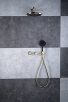 Nouveau style Pistolet gris Douche Robinet Dissimulé Plein Laiton Matériel Douche Mitigeur Robinet Ensemble Haut De Gamme Conception Mélangeur Douche