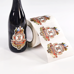 Étiquettes <span class=keywords><strong>de</strong></span> <span class=keywords><strong>vin</strong></span> personnalisées |   Imperméable et à forte adhérence, texture gaufrée <span class=keywords><strong>de</strong></span> luxe, impression dorée à l'or fin, impression UV pour clients haut <span class=keywords><strong>de</strong></span> gamme - Product Image 3