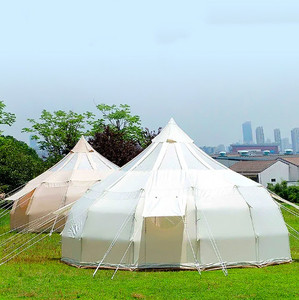 เต็นท์กระโจมสำหรับครอบครัว เตาแคมป์ปิ้ง เต็นท์ทรงยอดแหลม เต็นท์พกพาขนาดใหญ่สำหรับแคมป์ปิ้งครอบครัว โรงแรม รีสอร์ท - Product Image 3