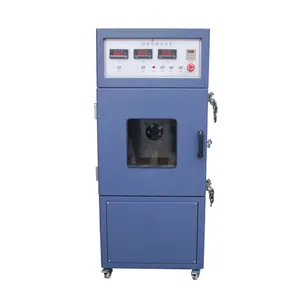 Temperature controlled battery short circuit testing machine
