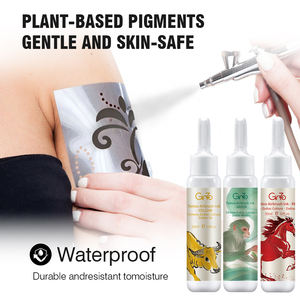 Halloween duradero 5 días orgánico semipermanente impermeable arte corporal temporal aerógrafo tatuaje <span class=keywords><strong>tinta</strong></span> <span class=keywords><strong>para</strong></span> mujeres y hombres maquillaje - Product Image 4