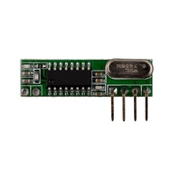 Module récepteur RF en plastique à code roulant YET205B, 433 MHz/315 MHz, idéal pour l'automatisation domestique et l'utilisation universelle par Ev1527