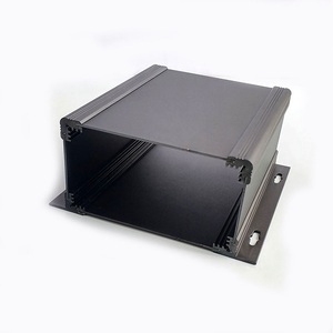 Thùng điều khiển nguồn điện bằng nhôm đùn điện tử, kích thước tùy ý, vỏ mạch in, gia công CNC, vỏ khuếch đại - Product Image 6