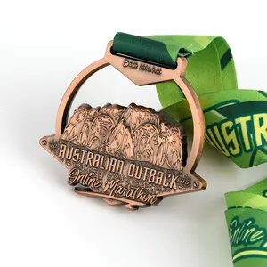 Taekassistdo futebol de corrida, fabricante personalizado 3d ouro prata bronze meda de metal de liga de zinco meda esporte maratona corrida