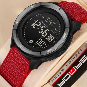 Orologio da polso digitale multifunzionale da uomo con display singolo, per nuoto, alpinismo, sport elettronici, contapassi, <span class=keywords><strong>timer</strong></span> W78 - Product Image 5