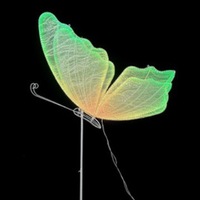 Vente en gros de papillons lumineux blancs chauds à LED de grande taille pour les décorations d'événements de mariage