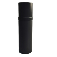 Flacon de parfum en aluminium de 100 ml avec col à vis et pulvérisateur à pompe, réutilisable et rechargeable