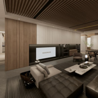 Mueble de TV Personalizado para Sala de Estar de Villa y Apartamento Modernos - Fabricación Directa de Fábrica