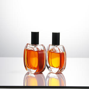 Classico High-End di lusso 30ml 50ml 100ml bottiglie di profumo bianco grigio trasparente con pompa spruzzatore e forma piatta cartone imballato - Product Image 2