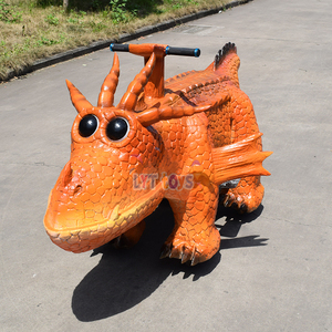 Cheval mécanique marche Animal Ride Mall dinosaure <span class=keywords><strong>carnaval</strong></span> monte des animaux en peluche monter sur scooter électrique - Product Image 3