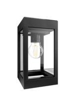 Lampe solaire murale extérieure sans fil avec capteur crépusculaire, style classique, ampoule LED E27, indice de protection IP55, dimmable, blanc chaud doux 2700K