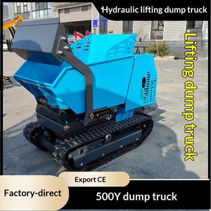 Camion à benne basculante hydraulique exporté vers les États-Unis, mini camion à benne basculante sur chenilles, camion à benne basculante inclinable - Product Image 5