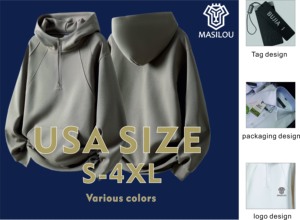 <span class=keywords><strong>Felpa</strong></span> Invernale in Pile Antipiega con Collo a Cappuccio, Mezza Zip e Tasche a Marsupio, Fantasia Personalizzabile per <span class=keywords><strong>Uomo</strong></span> e Donna - Product Image 6