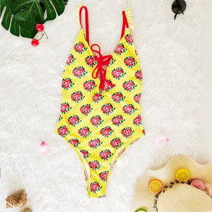 Bikini push-up de un solo hombro, traje de baño sexy para mujer, traje de baño para playa - Product Image 2