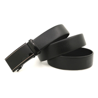 Mode Hommes Ceinture En Cuir PU Ceinture Automatique À Cliquet Boucle De Fer Moins Cher Prix Homme Ceintures