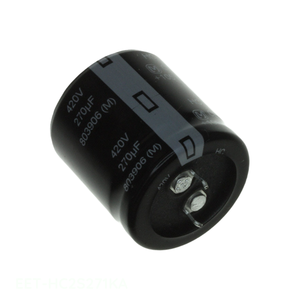 Condensateur à montage traversant EET-HC2S271KA, 270 µF, aluminium, 20 %, 420 V, SNAP TH, Distributeur agréé - Product Image 1