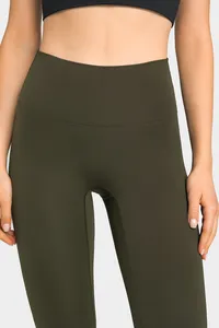 Vita alta all'interno tasca Butt Lift Fitness abbigliamento da palestra Yoga Leggings da donna