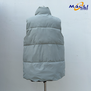 Chaleco Acolchado para Mujer, Sin Mangas, con Cierre, Cuello Alto, Chaqueta de Invierno Informal con Bolsillos, Chaquetas para el Trabajo - Product Image 5