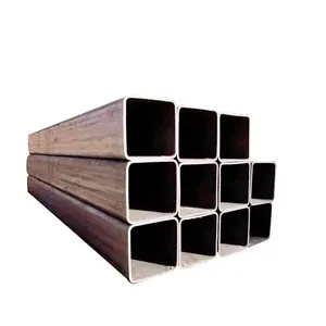 Low Price Welded Black Steel Square Tube Suppliers 100x100x4mm Steel Pipes