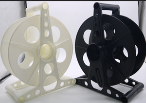 Alta qualità di plastica portatile fornitore di iniezione salvaspazio di spazio PP plastica appeso bobina per corda di stoccaggio Display - Product Image 3