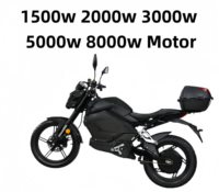 Cyclomoteur électrique adulte à grande vitesse 2000w 72v cadre en acier E moto avec frein à disque 2 places mobilité vélo électrique moto