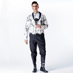 <span class=keywords><strong>Disfraz</strong></span> <span class=keywords><strong>de</strong></span> <span class=keywords><strong>pareja</strong></span> <span class=keywords><strong>de</strong></span> cosplay <span class=keywords><strong>de</strong></span> película <span class=keywords><strong>de</strong></span> Halloween, disfraces <span class=keywords><strong>de</strong></span> novio fantasma vampiro con broche, traje <span class=keywords><strong>de</strong></span> <span class=keywords><strong>diablo</strong></span> elegante para hombres - Product Image 1