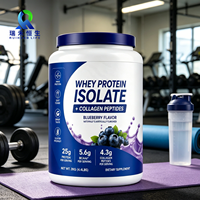 Poudre d'Isolat de Protéine de Lactosérum de Qualité Supérieure, Pure et Naturelle, Riche en Protéines, Facile à Mélanger, Complément Quotidien pour la Nutrition Sportive, Fabrication OEM