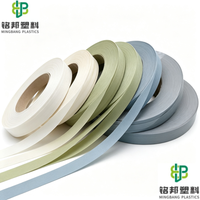 Bande de chant PVC Mingbang E1 Grade, écologique, multicolore, effet bois, avec film protecteur pour meubles sur mesure pour toute la maison