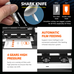 Cedle Hydrogel tấm cắt cắt phim thông minh máy cắt decal làm bảo vệ màn hình Hydrogel máy cho điện thoại - Product Image 5