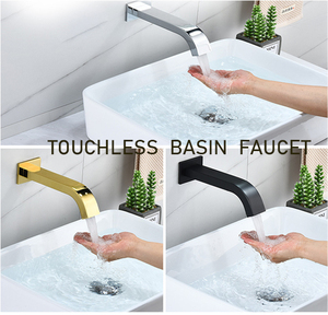 Hot Selling Smart Badkamer Wastafel Vierkante <span class=keywords><strong>Sensor</strong></span> Kraan Touchless Automatische Infrarood <span class=keywords><strong>Sensor</strong></span> Waterkraan Voor Wastafel Wastafel - Product Image 4